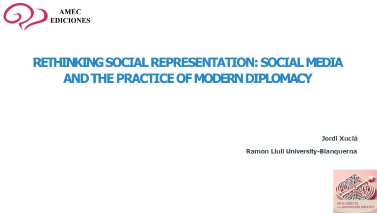 Rethinking social representation: social media and the practice of modern diplomacy