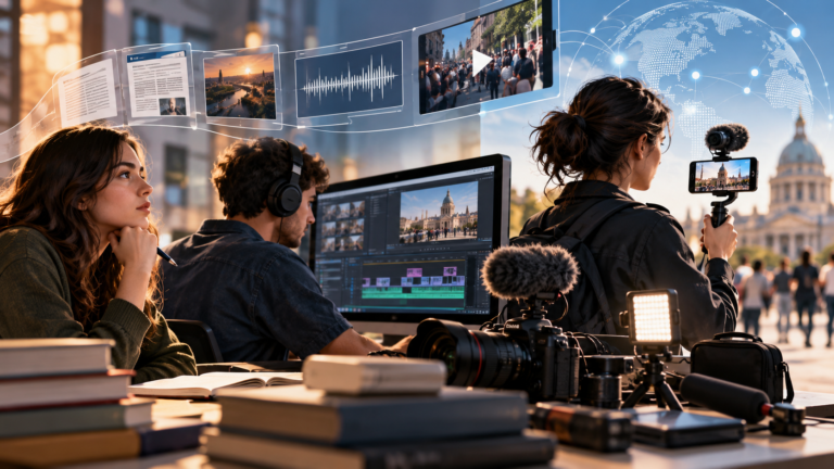 Periodismo multimedia para la formación universitaria. Fundamentos, producción audiovisual y periodismo móvil